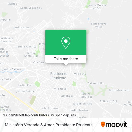 Ministério Verdade & Amor map