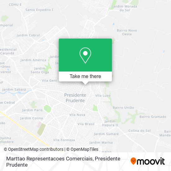 Marttao Representacoes Comerciais map