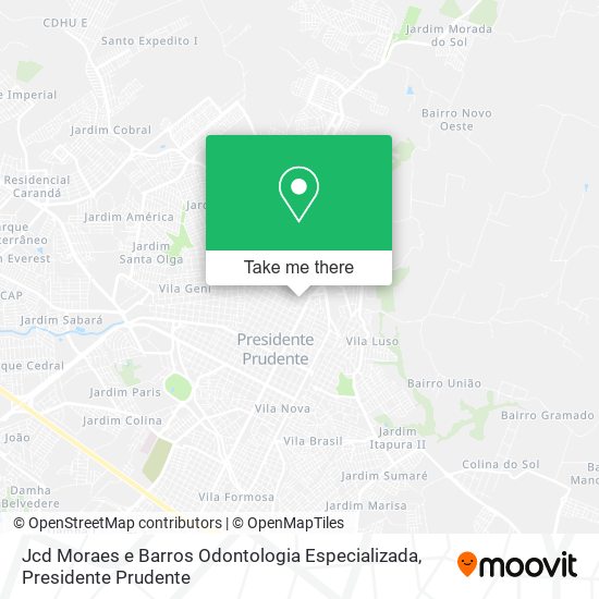 Jcd Moraes e Barros Odontologia Especializada map