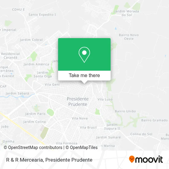 R & R Mercearia map