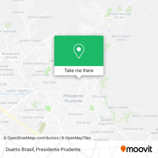 Duetto Brasil map