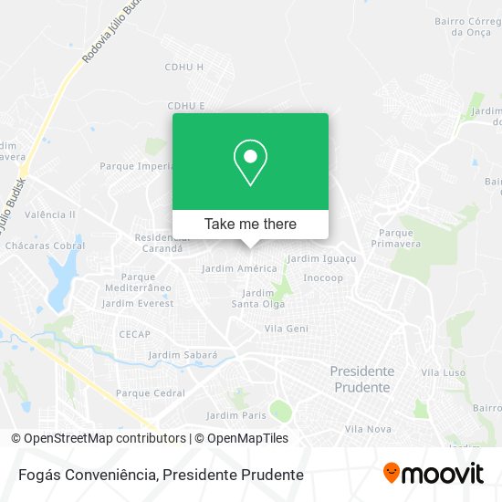 Fogás Conveniência map