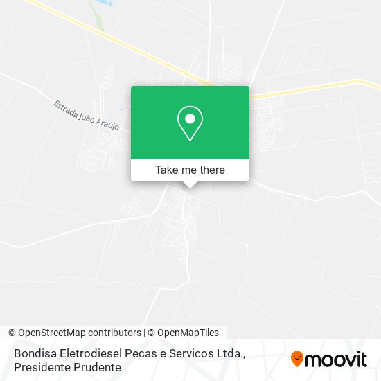 Bondisa Eletrodiesel Pecas e Servicos Ltda. map