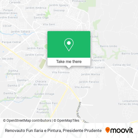 Renovauto Fun Ilaria e Pintura map