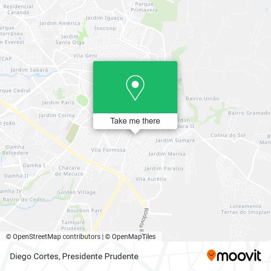 Diego Cortes map