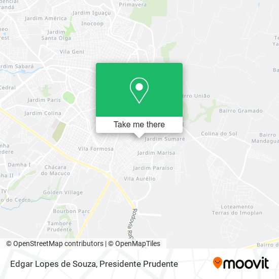 Edgar Lopes de Souza map