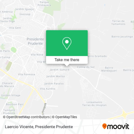Laercio Vicente map
