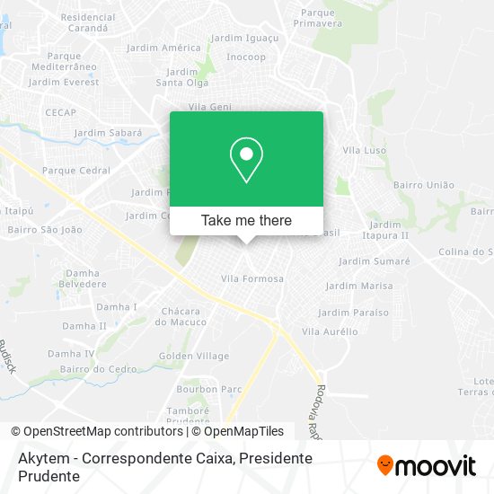 Mapa Akytem - Correspondente Caixa