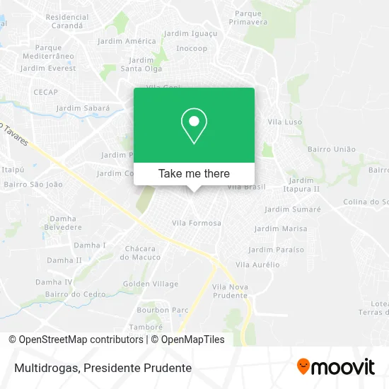Multidrogas map