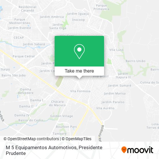 Mapa M 5 Equipamentos Automotivos