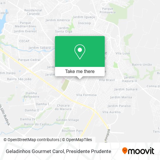 Geladinhos Gourmet Carol map
