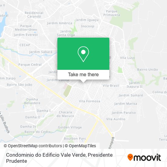 Condominio do Edificio Vale Verde map