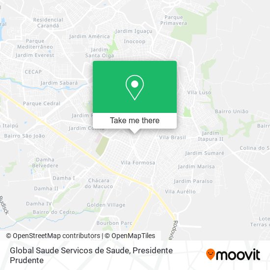 Global Saude Servicos de Saude map