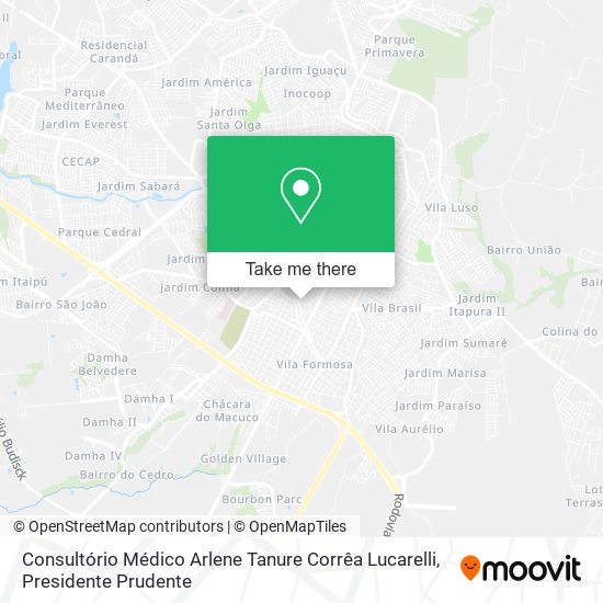Consultório Médico Arlene Tanure Corrêa Lucarelli map