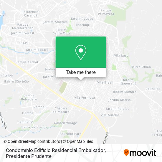 Condomínio Edificio Residencial Embaixador map