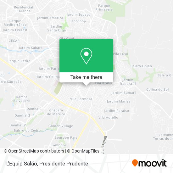 L'Equip Salão map