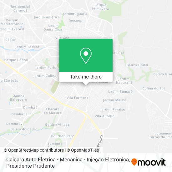 Caiçara Auto Eletrica - Mecânica - Injeção Eletrônica map