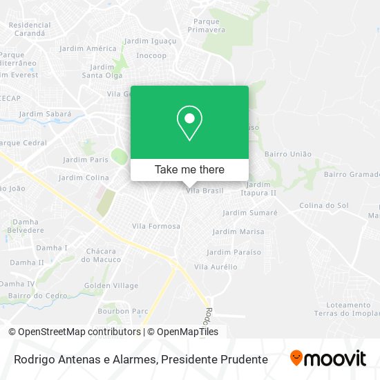 Rodrigo Antenas e Alarmes map