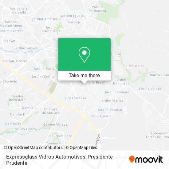 Expressglass Vidros Automotivos map