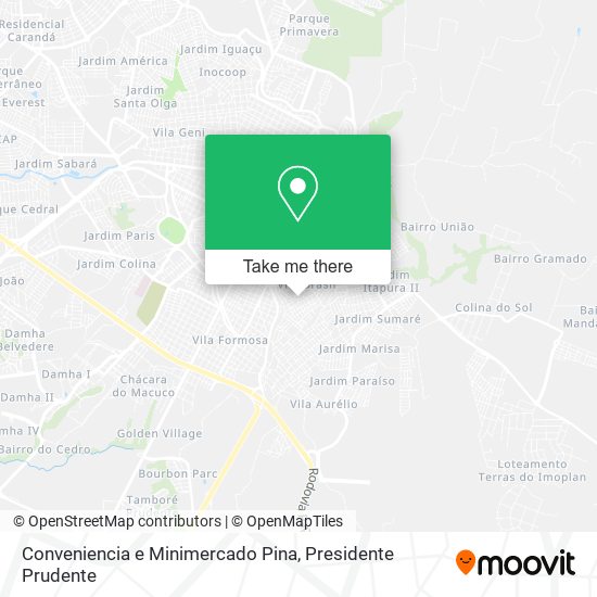 Conveniencia e Minimercado Pina map