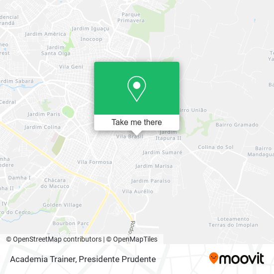 Academia Trainer map