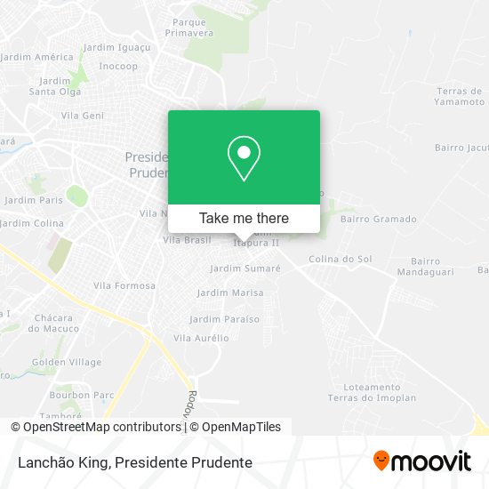 Lanchão King map