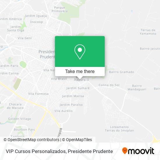 VIP Cursos Personalizados map