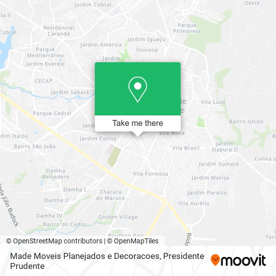 Made Moveis Planejados e Decoracoes map