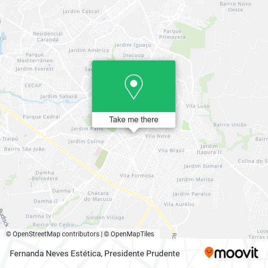 Fernanda Neves Estética map