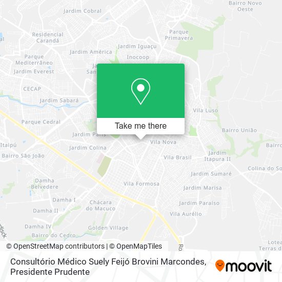 Consultório Médico Suely Feijó Brovini Marcondes map