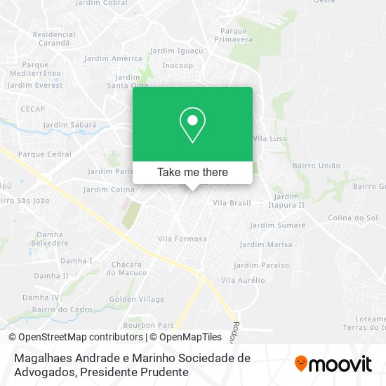 Magalhaes Andrade e Marinho Sociedade de Advogados map