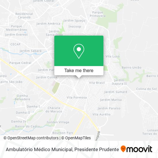 Ambulatório Médico Municipal map