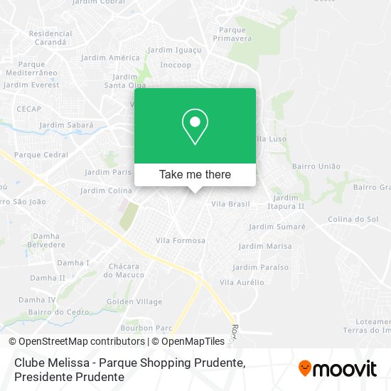 Clube Melissa - Parque Shopping Prudente map