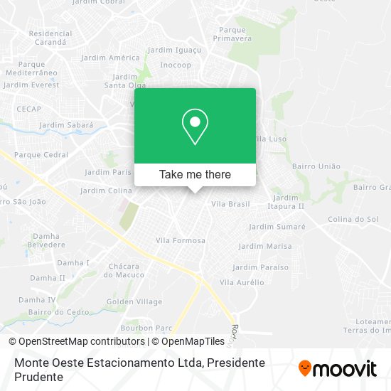 Monte Oeste Estacionamento Ltda map