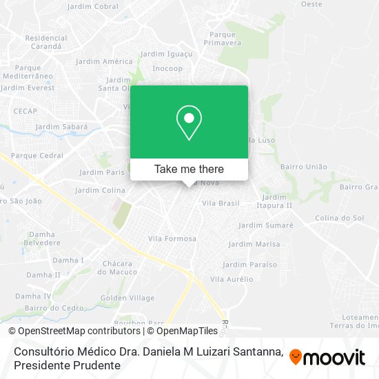 Consultório Médico Dra. Daniela M Luizari Santanna map