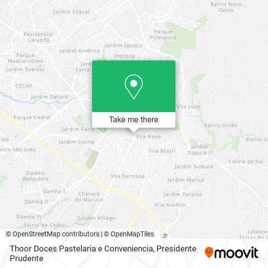 Thoor Doces Pastelaria e Conveniencia map