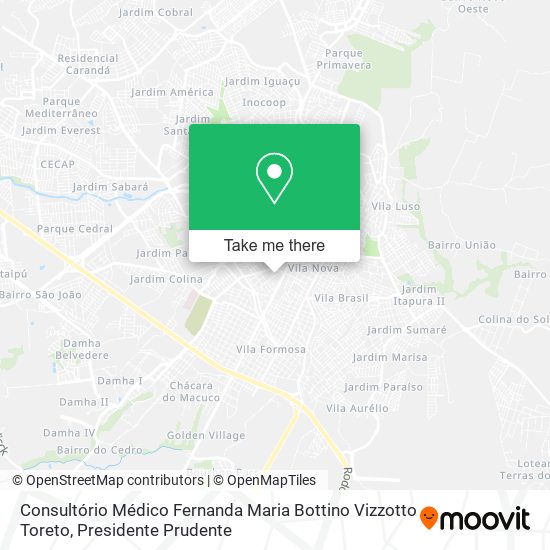 Consultório Médico Fernanda Maria Bottino Vizzotto Toreto map