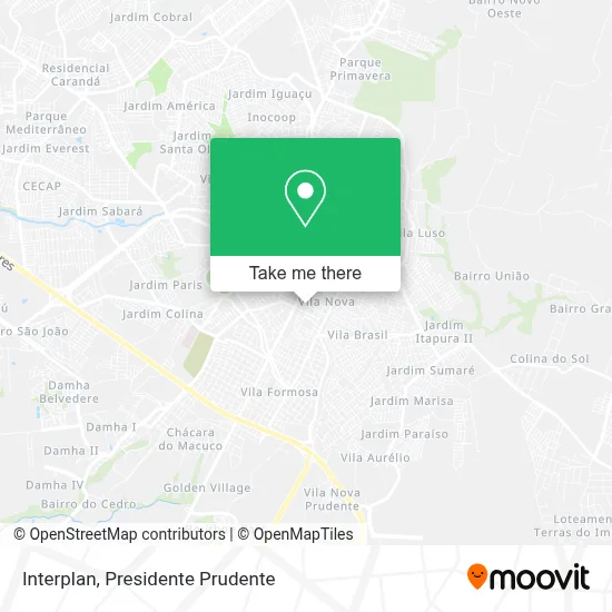 Interplan map