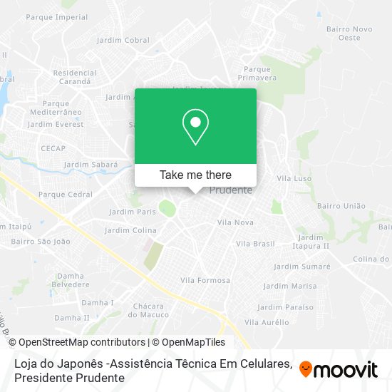 Loja do Japonês -Assistência Têcnica Em Celulares map