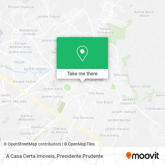 A Casa Certa Imoveis map