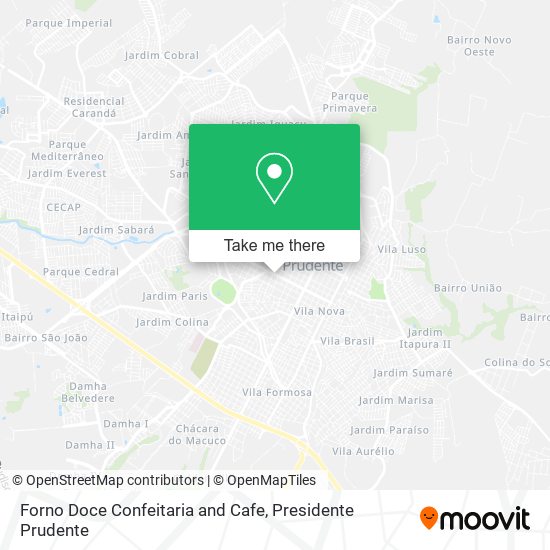 Forno Doce Confeitaria and Cafe map