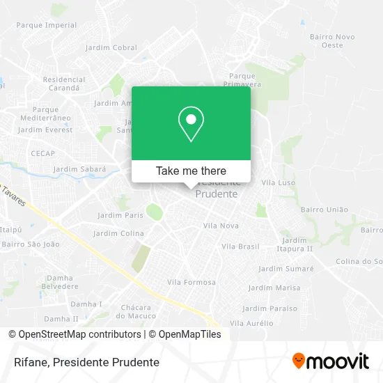 Rifane map