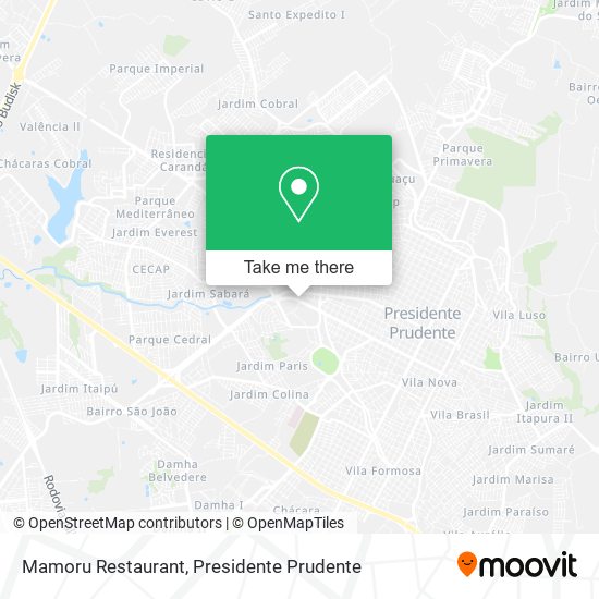 Mamoru Restaurant map