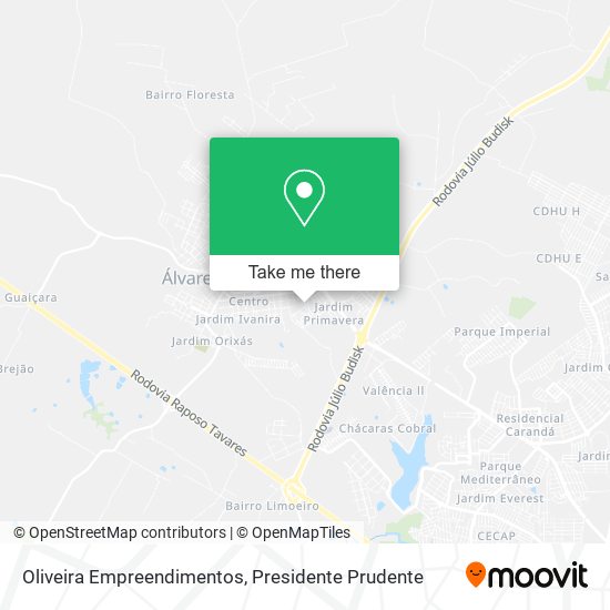 Oliveira Empreendimentos map