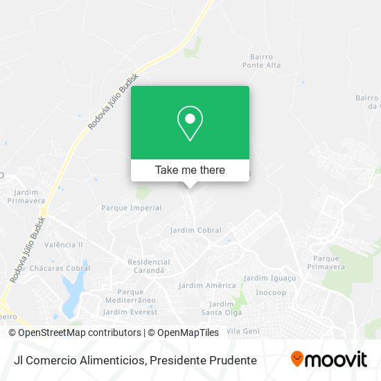 Jl Comercio Alimenticios map