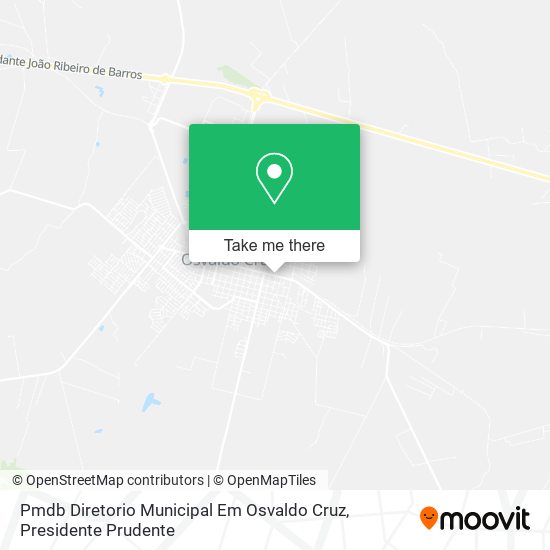 Mapa Pmdb Diretorio Municipal Em Osvaldo Cruz