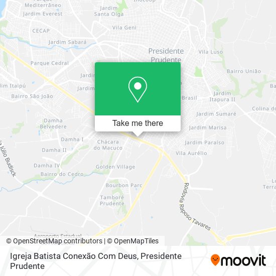 Mapa Igreja Batista Conexão Com Deus