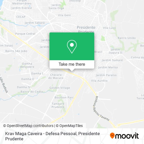 Krav Maga Caveira - Defesa Pessoal map