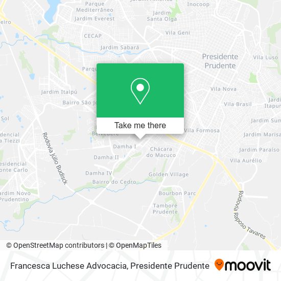 Francesca Luchese Advocacia map