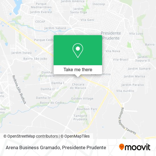 Arena Business Gramado map